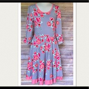Matilda Jane Marzipan Rose Dress Size Medium